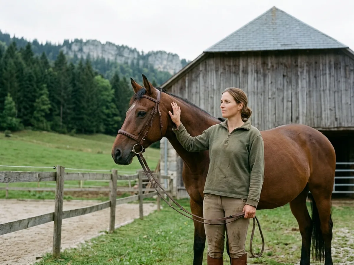 Cours d'équitation à Chênex, Haute-Savoie